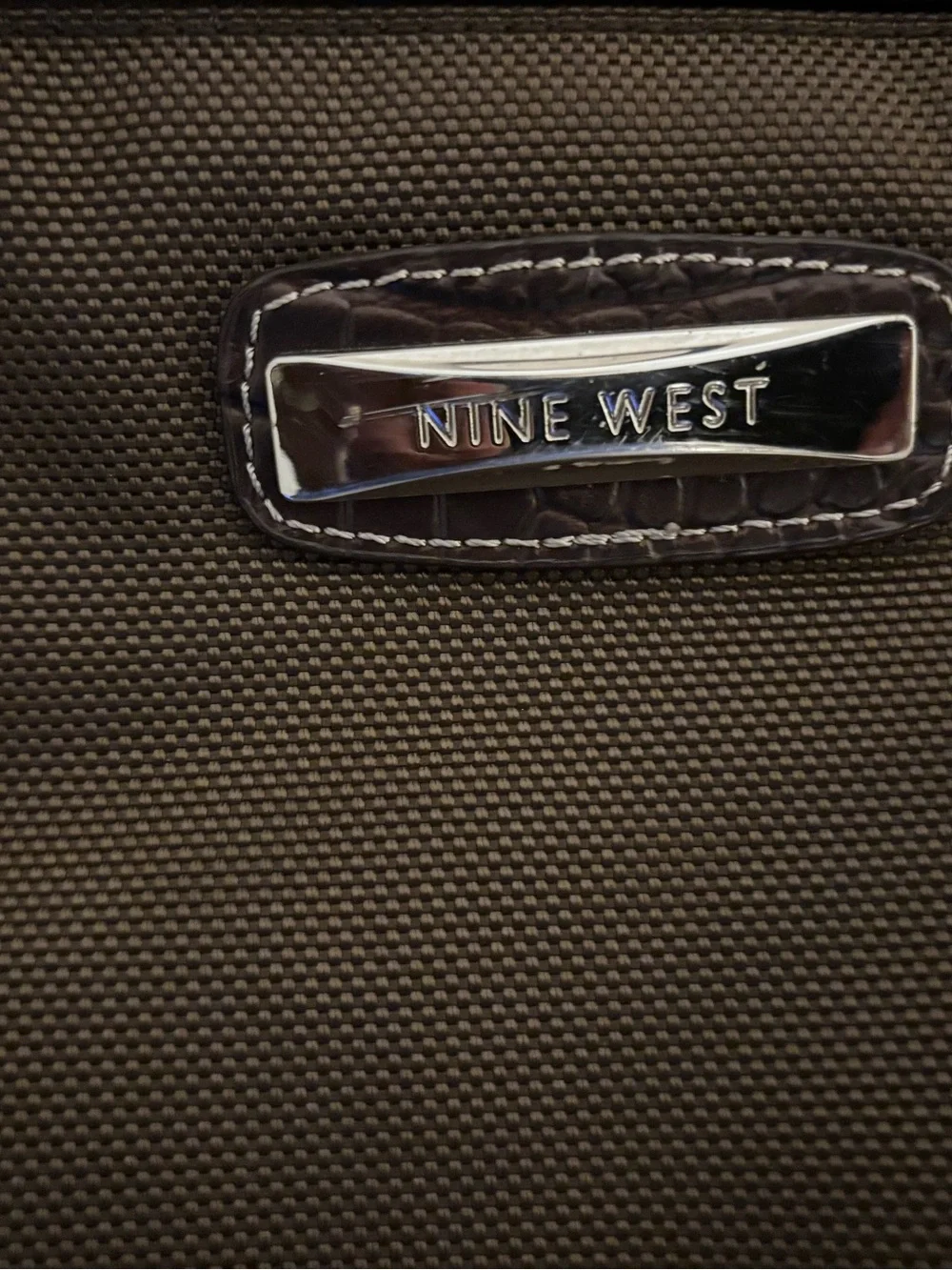 Nine West Brown unisex Duffel Bag with Dual Handles